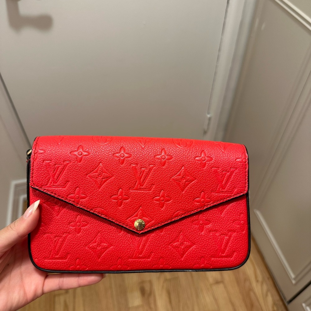 Louis Vuitton Red Clutch Bag